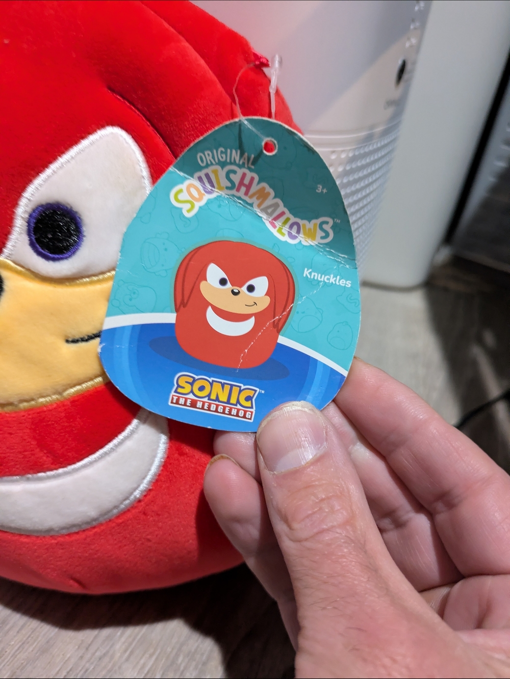 Knuckles Squishmallow Plush - Red